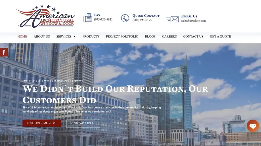 Current public website preview for AAWD Inc.