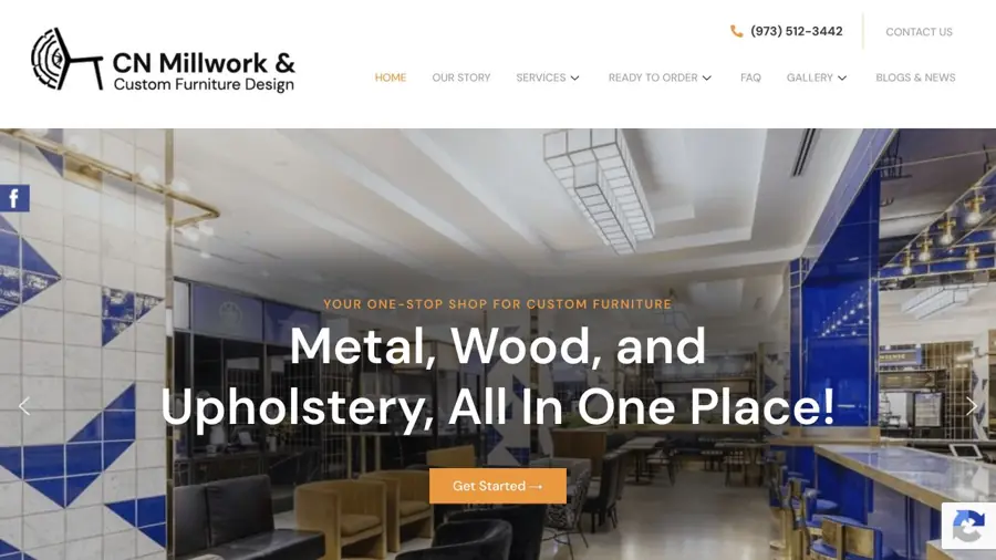 Current public website preview for CN Millwork