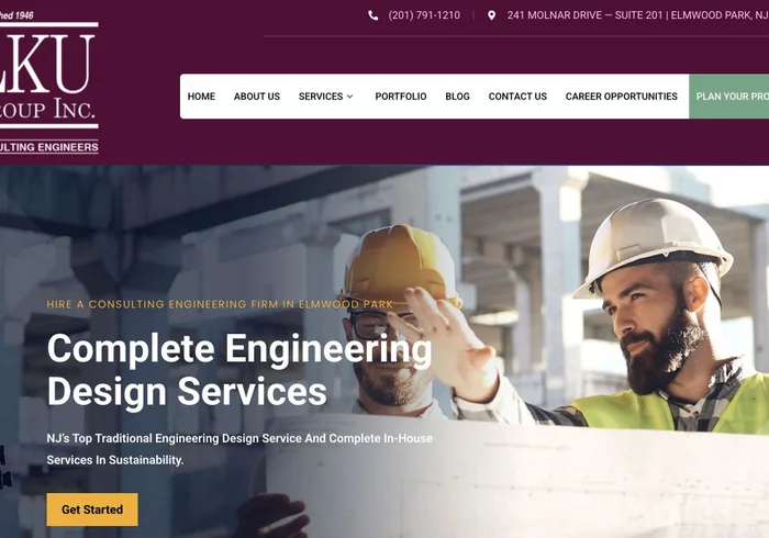 Current public website preview for LKU Group Inc.