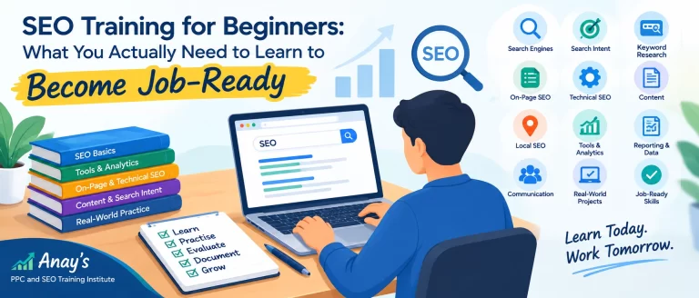 SEO training for beginners and practical job-ready skills