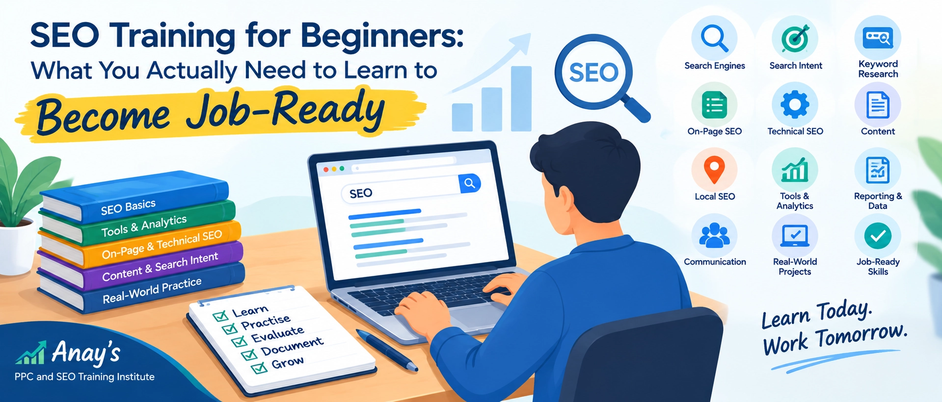SEO training for beginners and practical job-ready skills